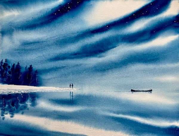 We Will Not Go Back Watercolor Print - by nakedpastor