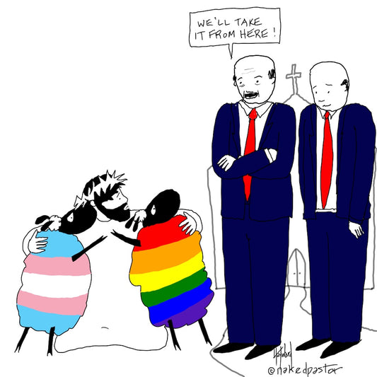 We'll Take It From Here Digital Cartoon - by nakedpastor