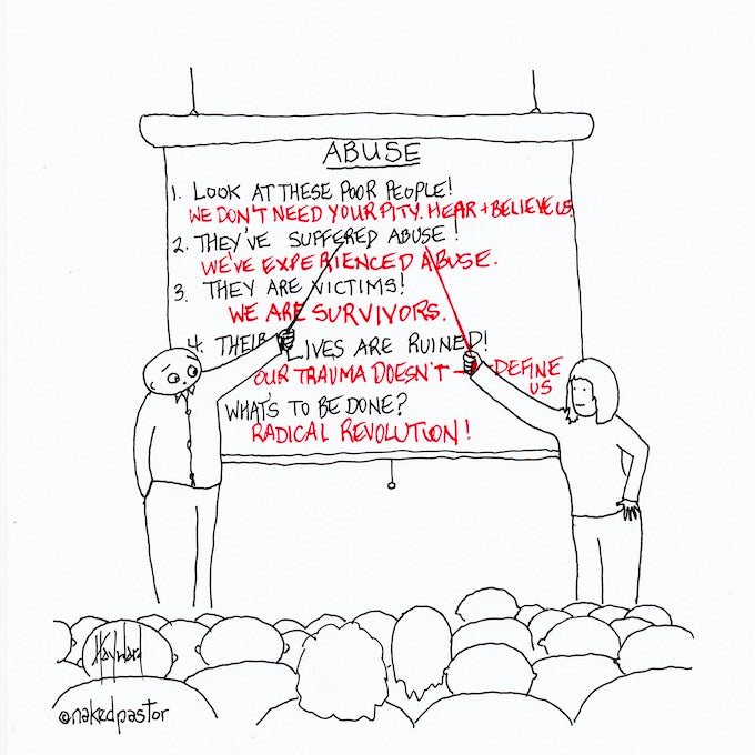 We Are Survivors Digital Cartoon - by nakedpastor
