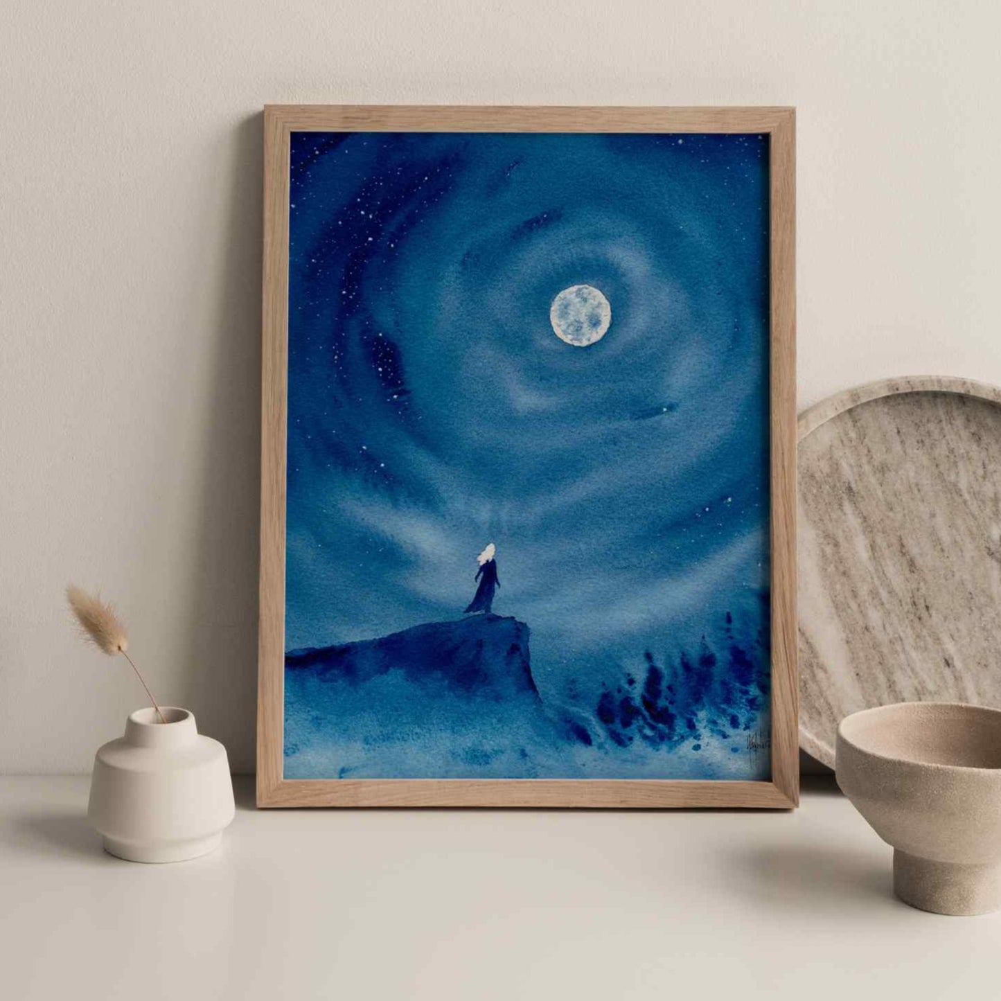 When Will I Tell Them Watercolor Print