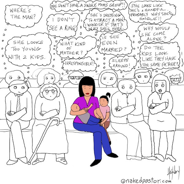 Where is the Man? Digital Cartoon - by nakedpastor