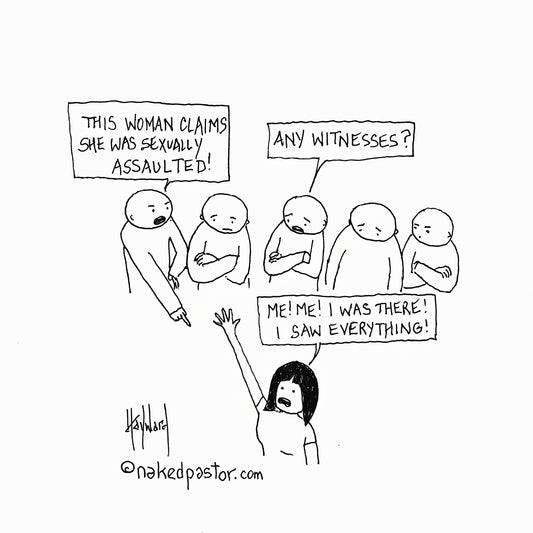 Women as Witnesses Digital Cartoon - by nakedpastor