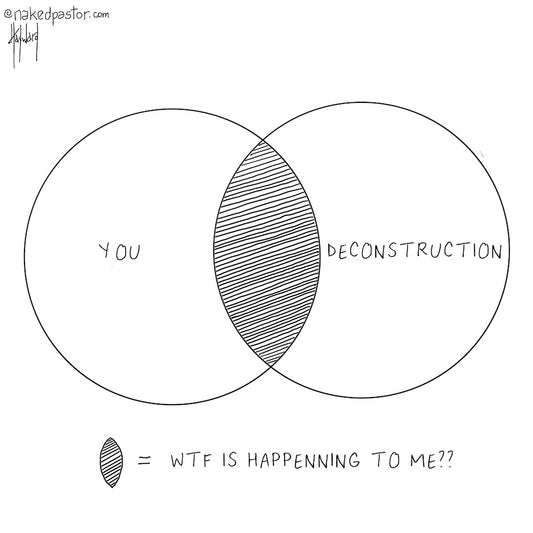 You and Deconstruction Digital Cartoon - by nakedpastor