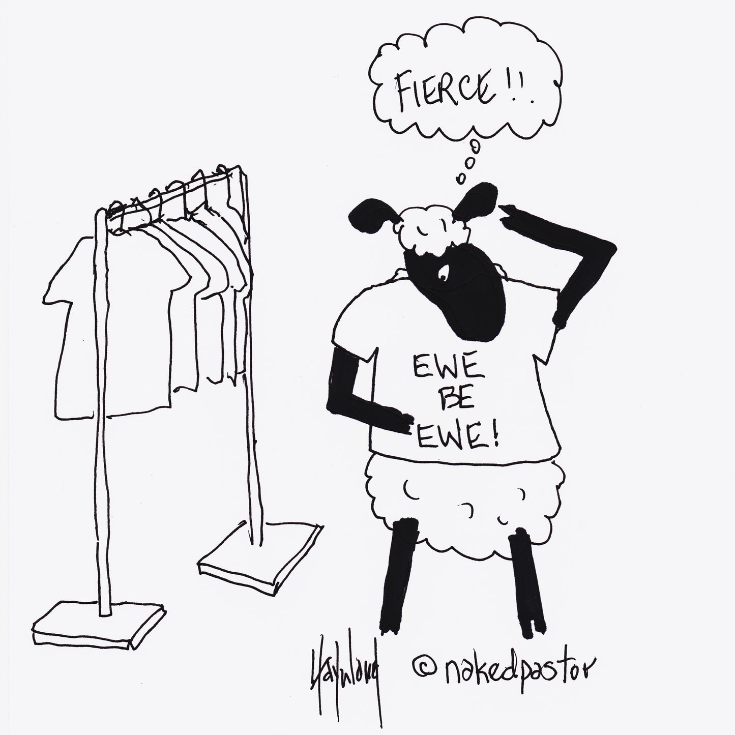 You be You Digital Cartoon - by nakedpastor