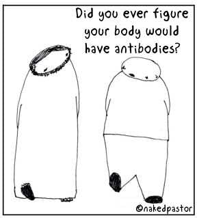 Antibodies Digital Cartoon - by nakedpastor