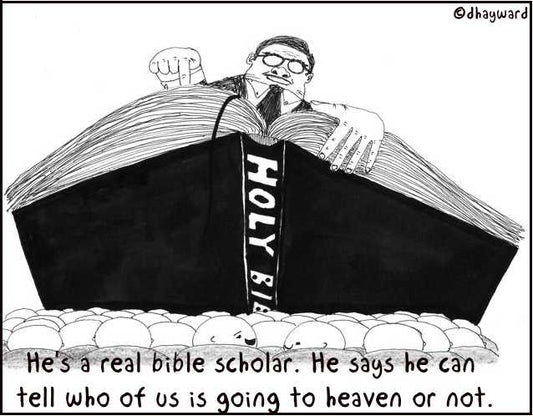 Biblical scholar Digital Cartoon - by nakedpastor