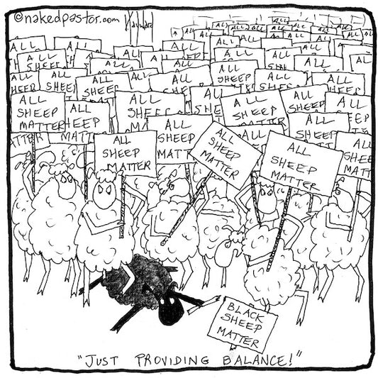 Black Sheep Matter Digital Cartoon - by nakedpastor