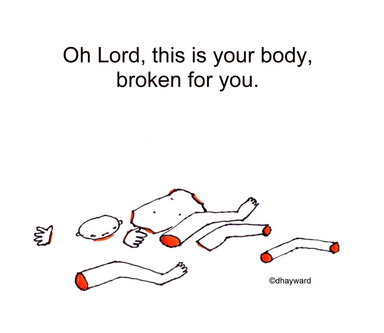 Body Digital Cartoon - by nakedpastor