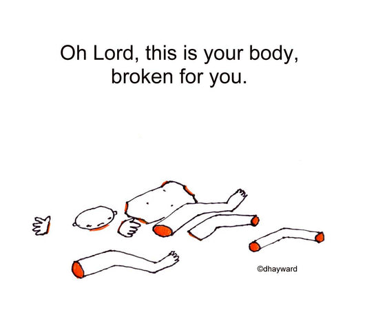 Body Digital Cartoon - by nakedpastor