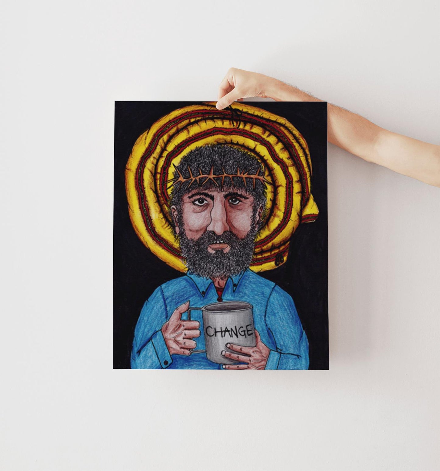 Change Image of Christ Print - by nakedpastor