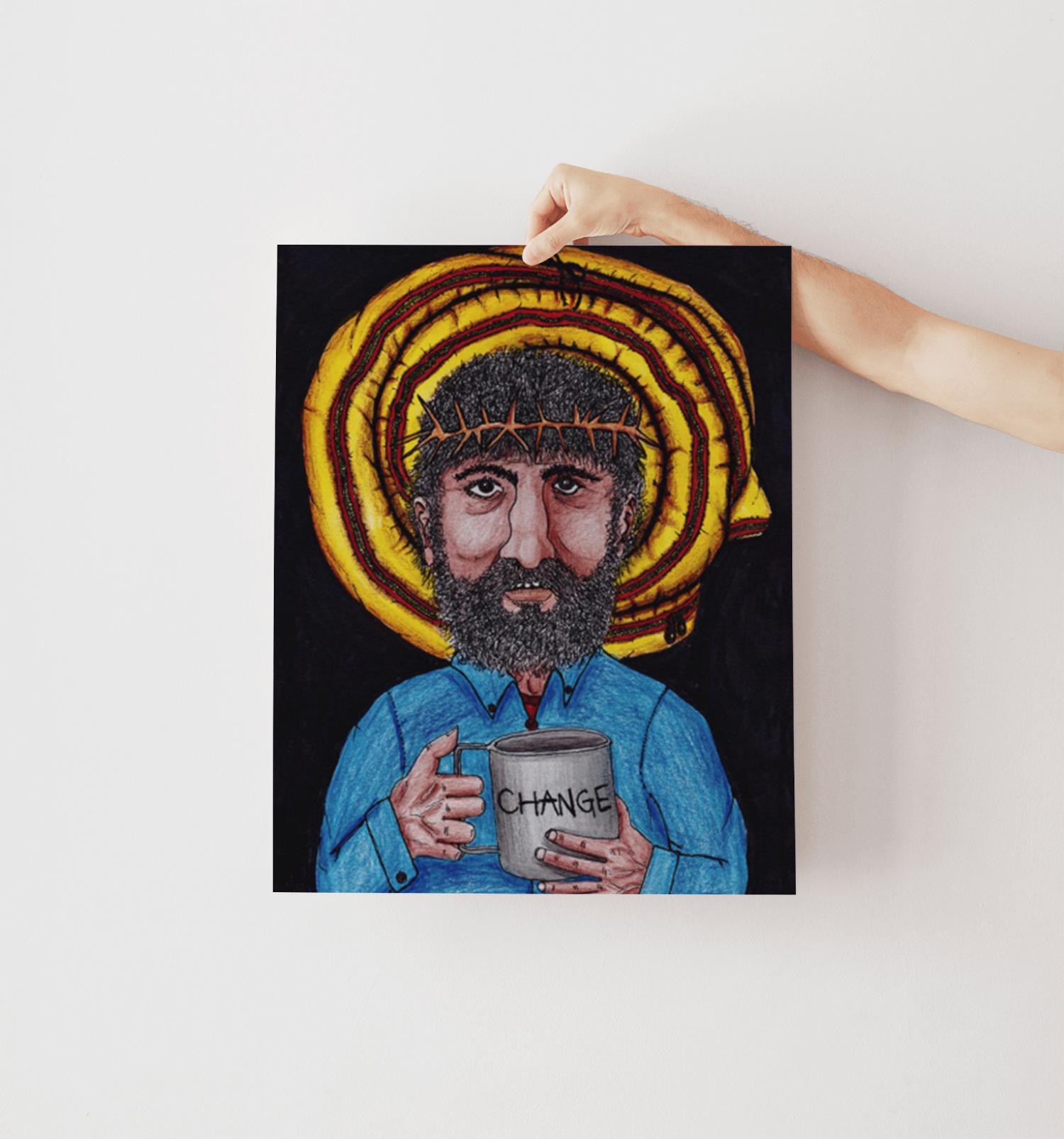 Change Image of Christ Print - by nakedpastor