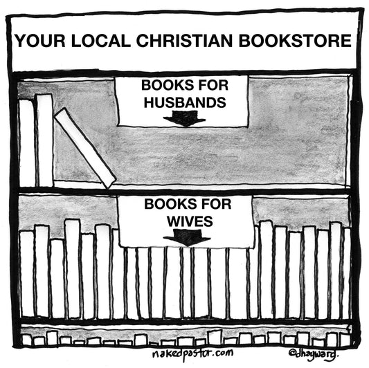 Christian Bookstore Digital Cartoon - by nakedpastor