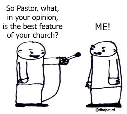 Church's Best Feature Digital Cartoon - by nakedpastor