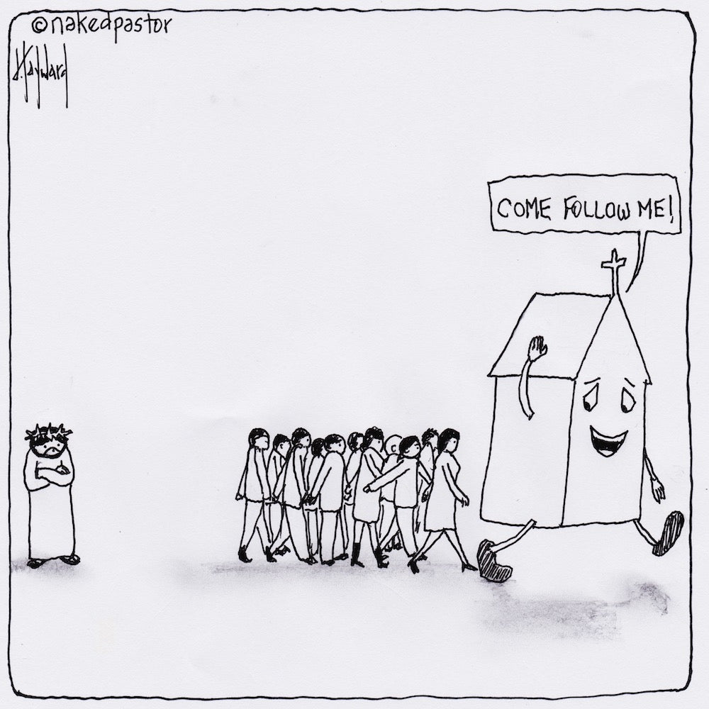 Come Follow Me Digital Cartoon - by nakedpastor