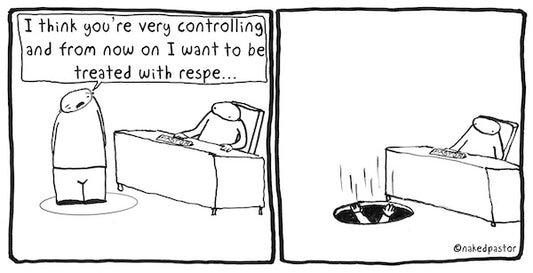 Controlling Pastor Digital Cartoon - by nakedpastor