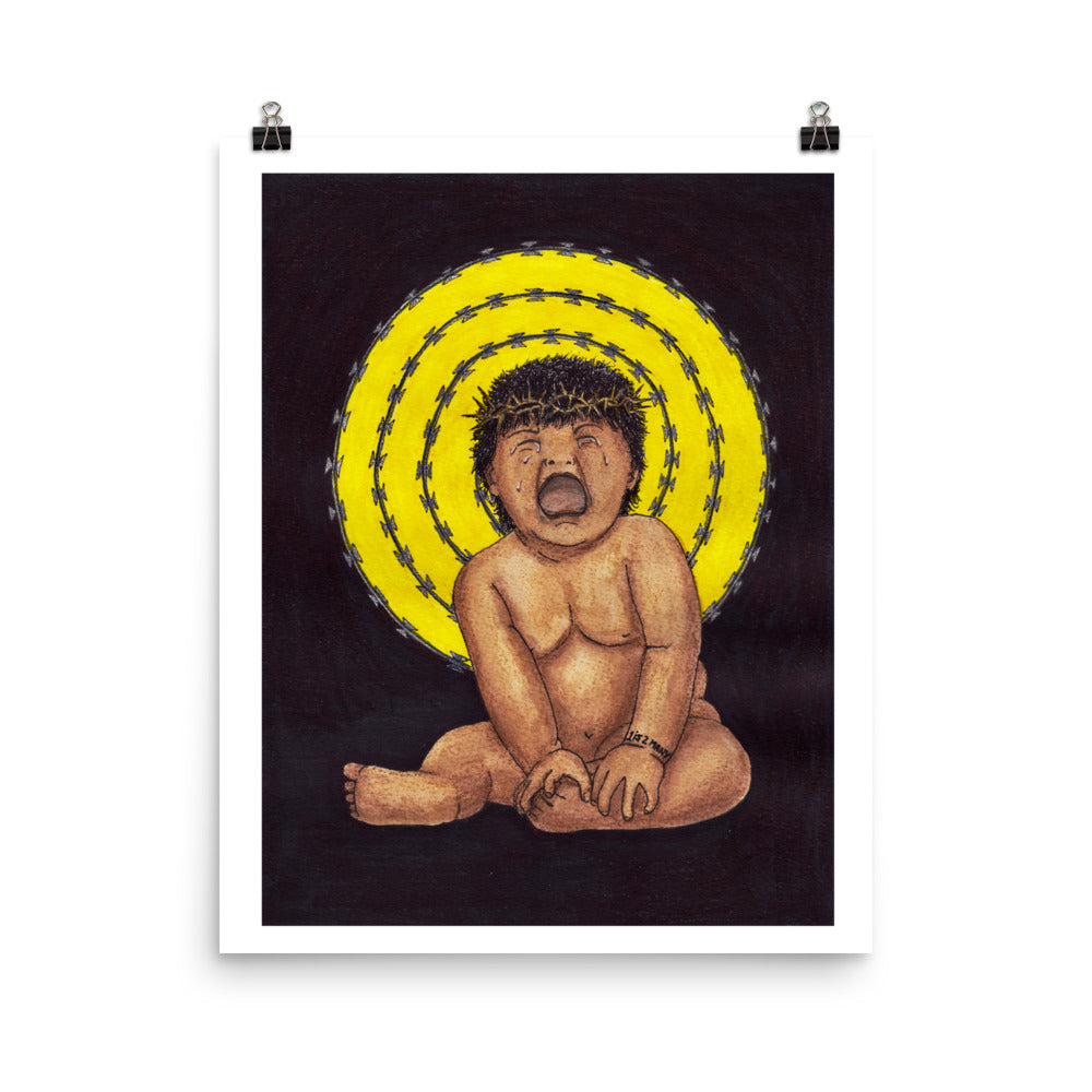 Border Baby Print - by nakedpastor