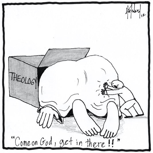 God Box Digital Cartoon - by nakedpastor