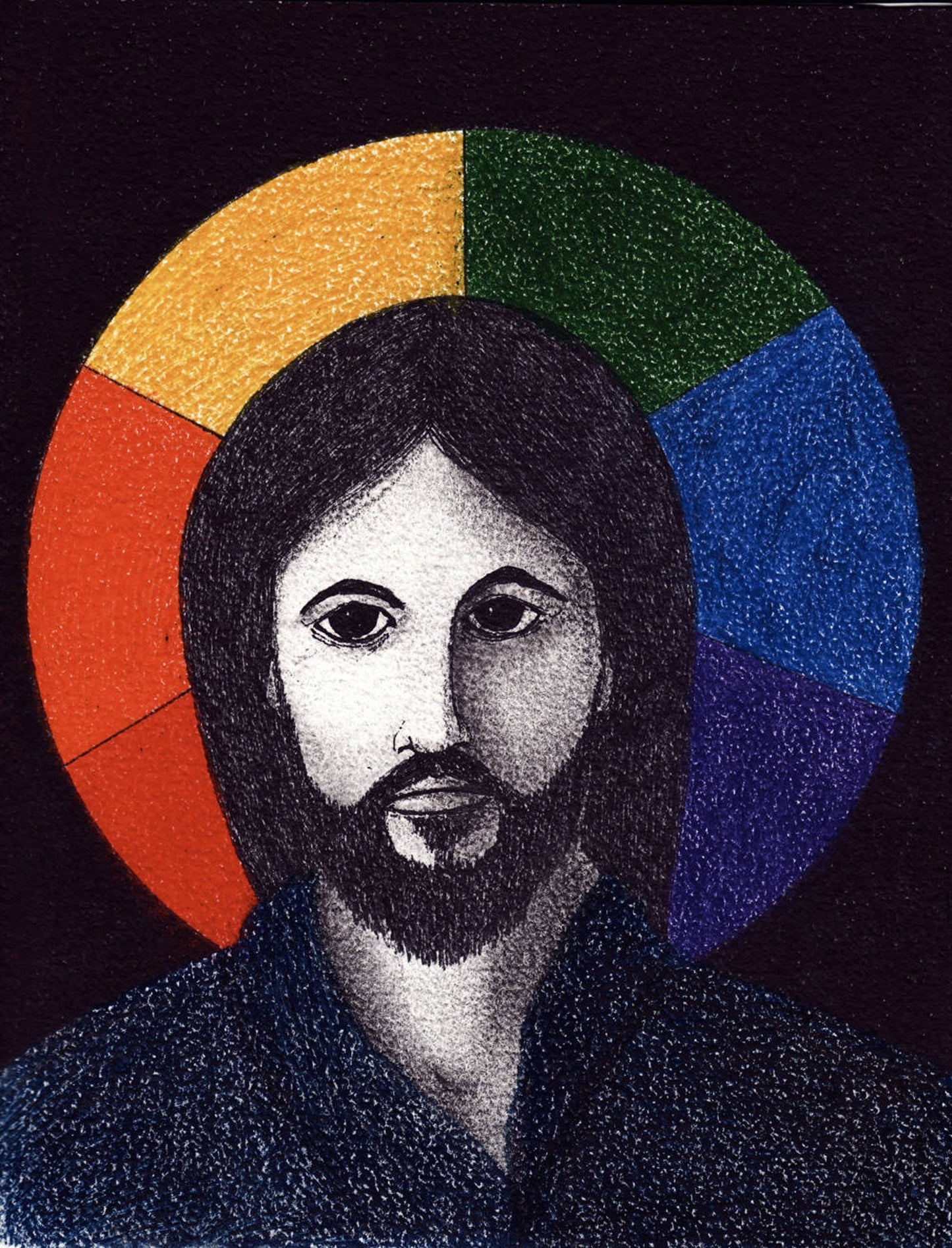 Includer Image of Christ Print - by nakedpastor