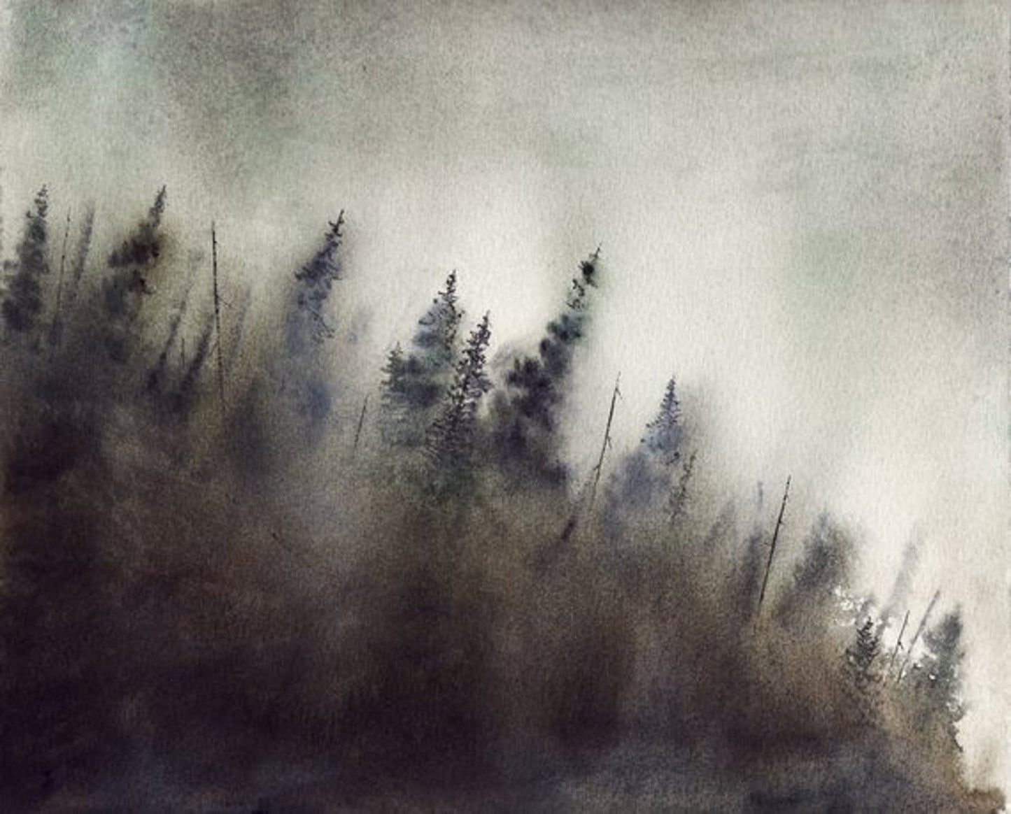 Where Do We Go From Here Watercolor Print - by nakedpastor
