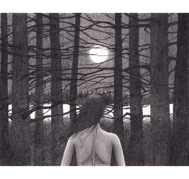 Sophia Clearing Print - by nakedpastor