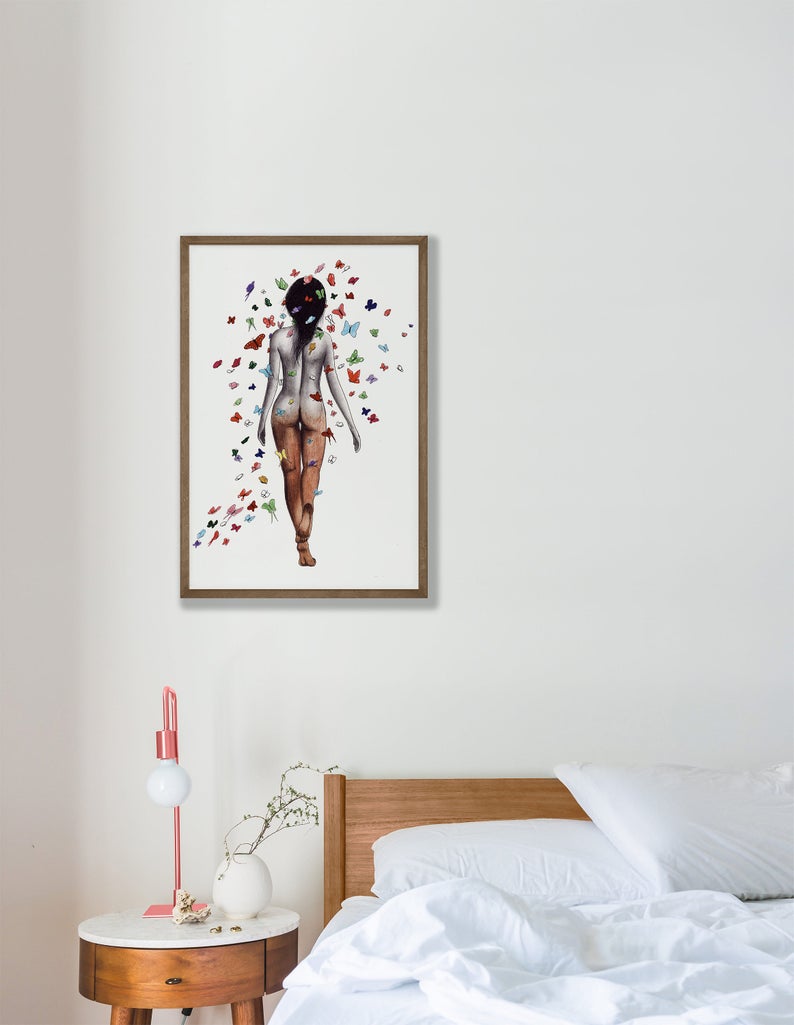 Sophia Metamorphosis Print - by nakedpastor