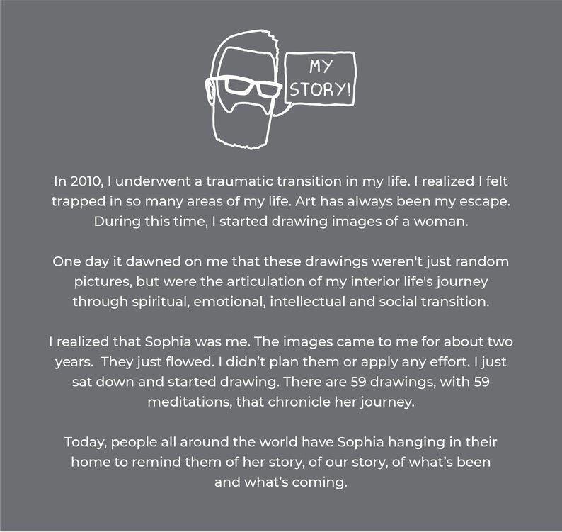 Sophia Resilience Print - by nakedpastor