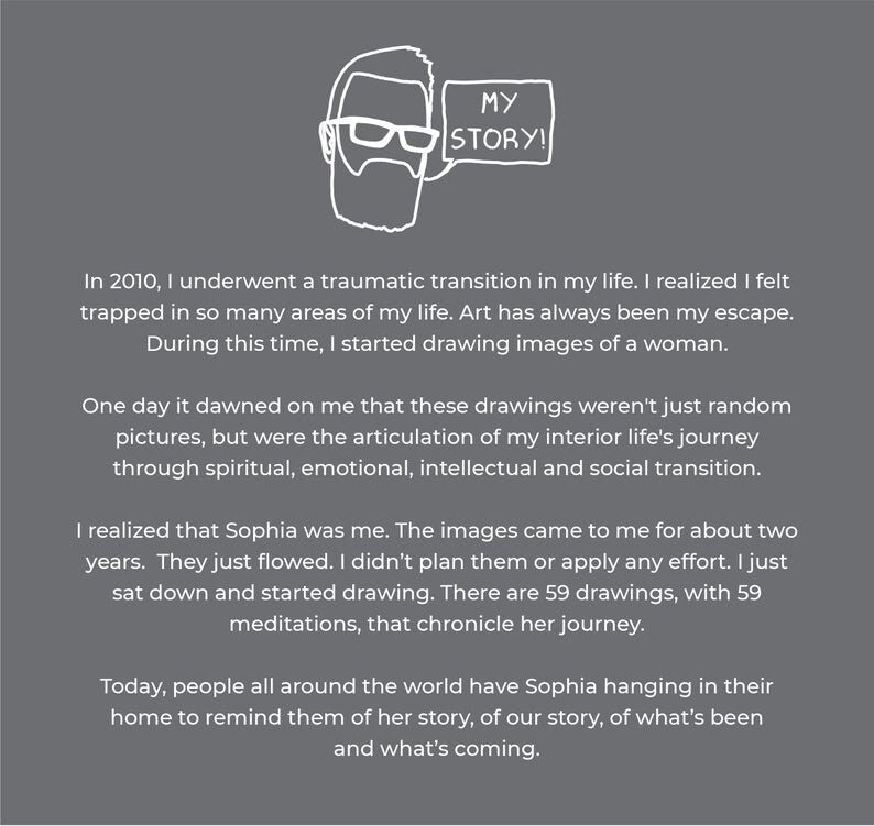 Sophia Freedom Print - by nakedpastor