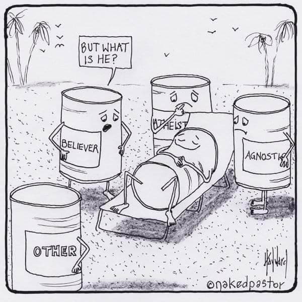 What Label Are You? Digital Cartoon - by nakedpastor