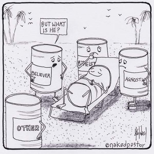 What Label Are You? Digital Cartoon - by nakedpastor