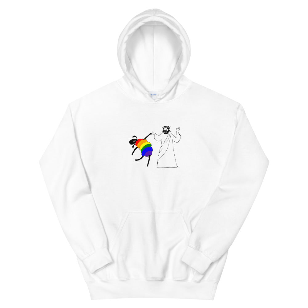 Jesus Dances with the LGBTQ Sheep Unisex Hoodie