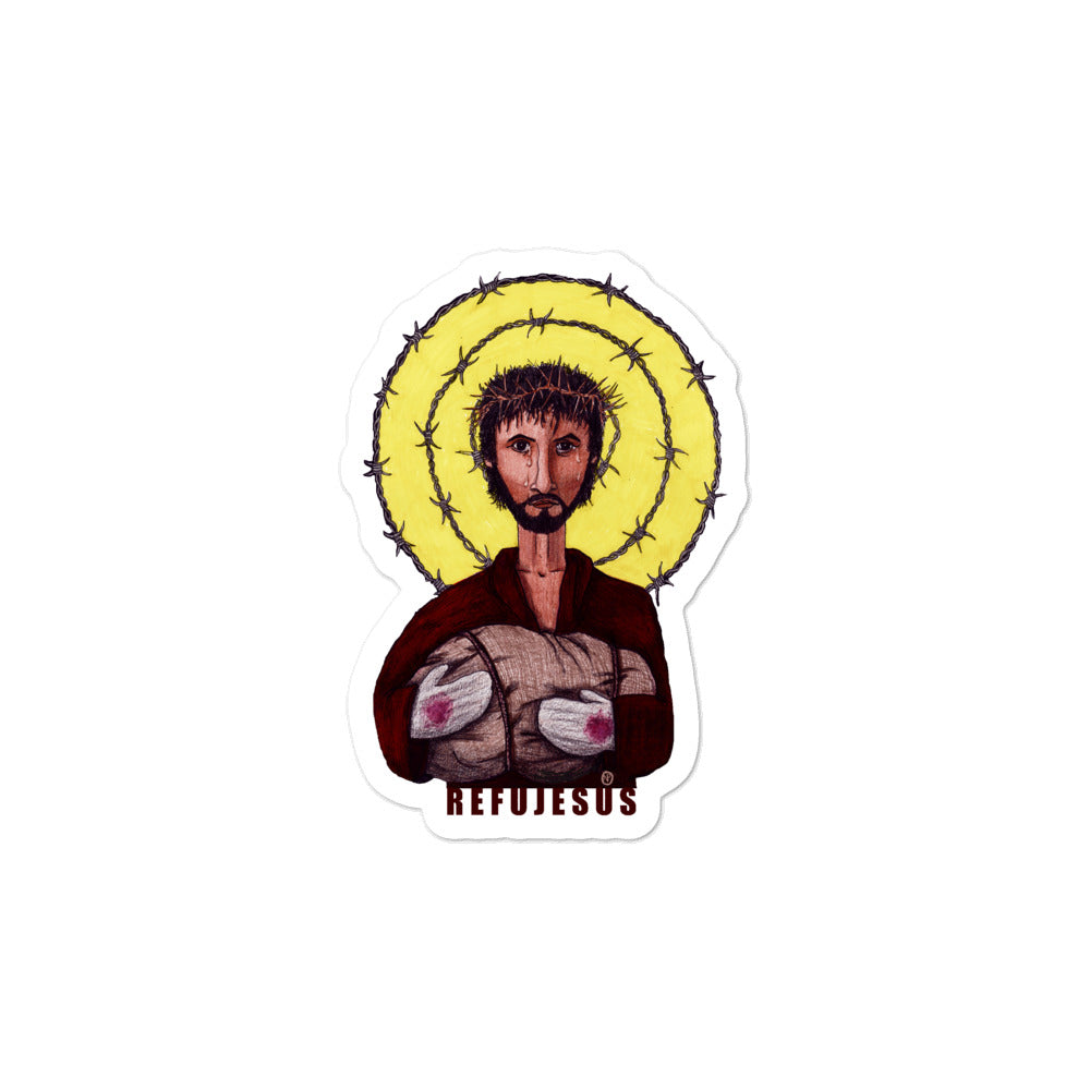 RefuJesus Sticker - by nakedpastor