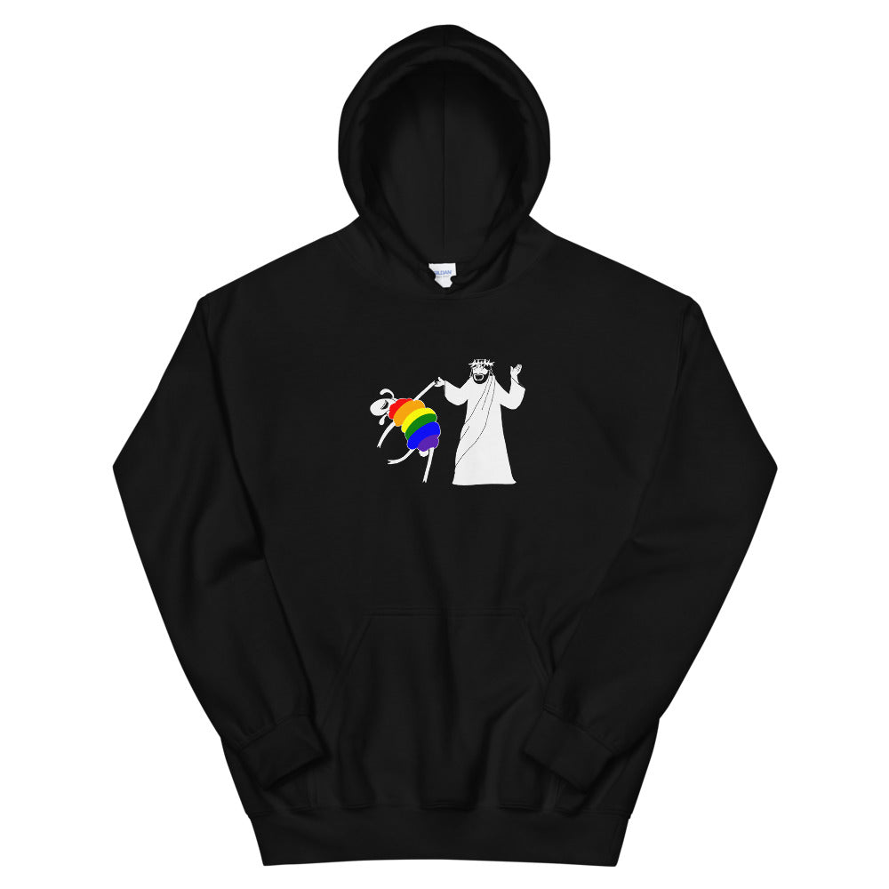 Jesus Dances with the LGBTQ Sheep Unisex Hoodie