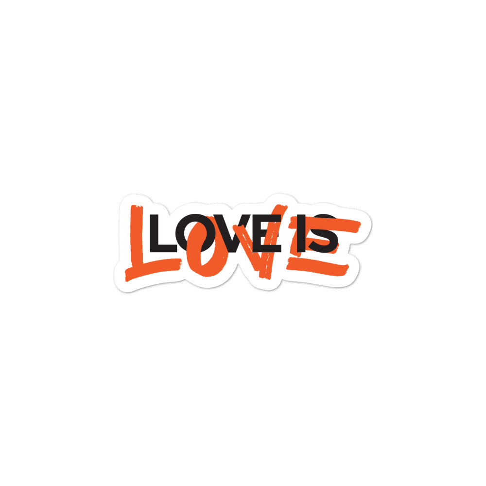 Love is Love Bubble-free stickers - by nakedpastor