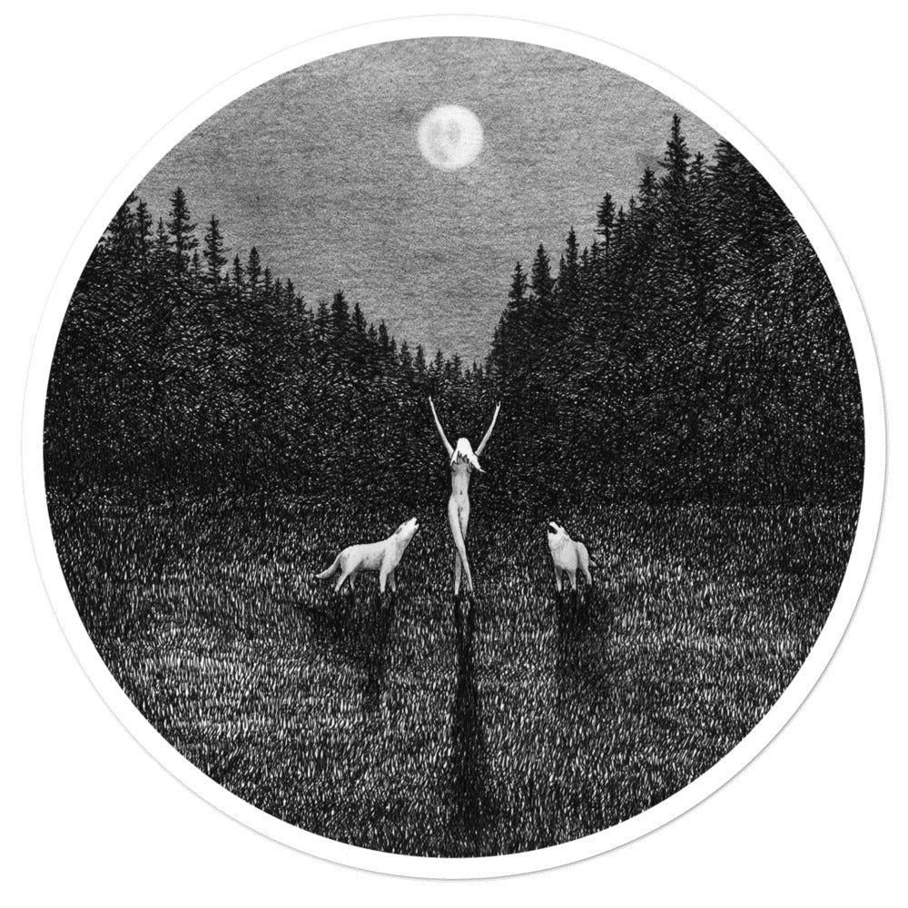 Sophia Wild Sticker - by nakedpastor