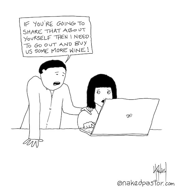 More Wine Digital Cartoon - by nakedpastor