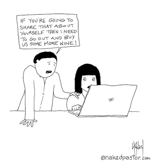 More Wine Digital Cartoon - by nakedpastor