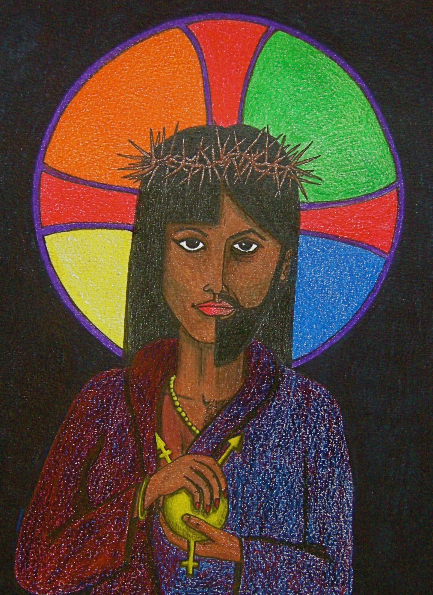 Neither Image of Christ Print - by nakedpastor