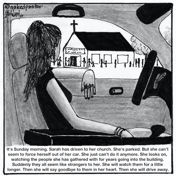 Park and Drive Digital Cartoon - by nakedpastor