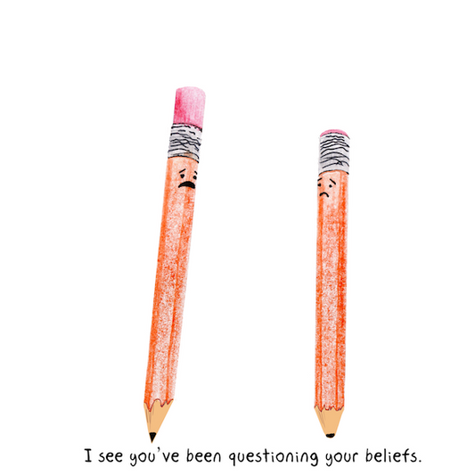 Questioning Your Beliefs Digital Cartoon - by nakedpastor