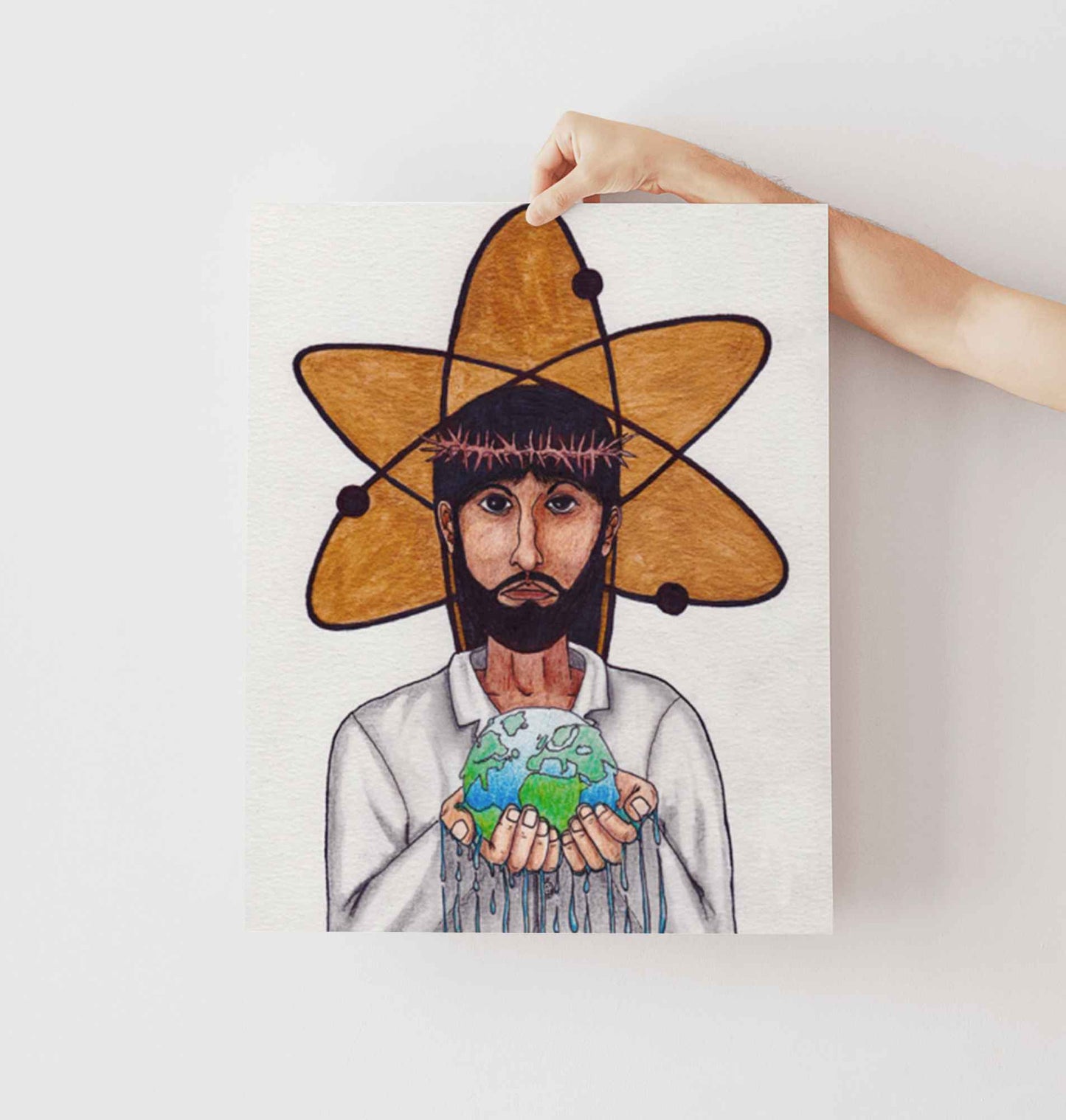 Science and Wonders Images of Christ Print - by nakedpastor