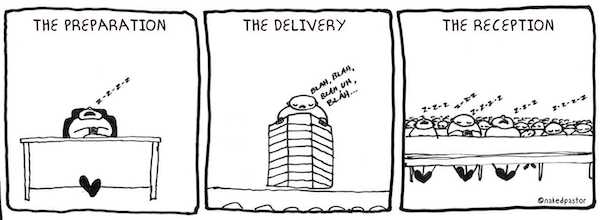 The Speaking Process Digital Cartoon - by nakedpastor