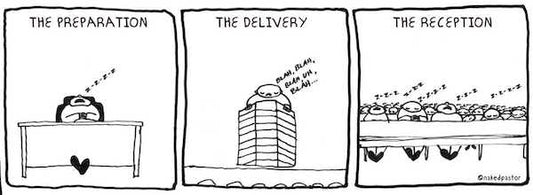 The Speaking Process Digital Cartoon - by nakedpastor