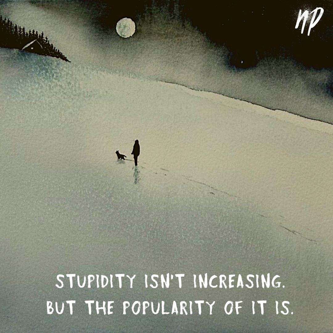 Stupidity Digital Cartoon - by nakedpastor
