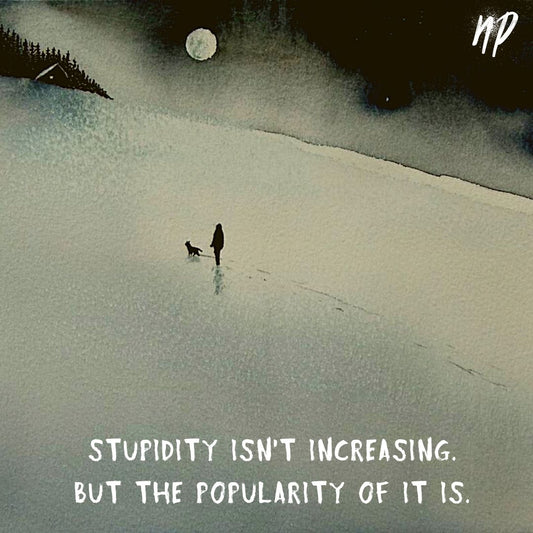 Stupidity Digital Cartoon - by nakedpastor