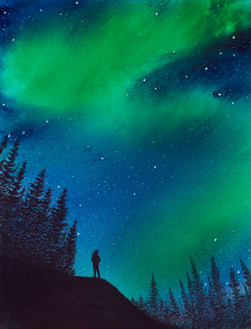 This is For Me Watercolor Print - by nakedpastor