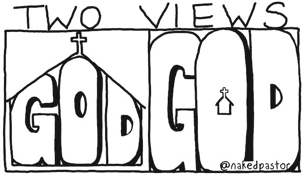 Two Views Digital Cartoon - by nakedpastor
