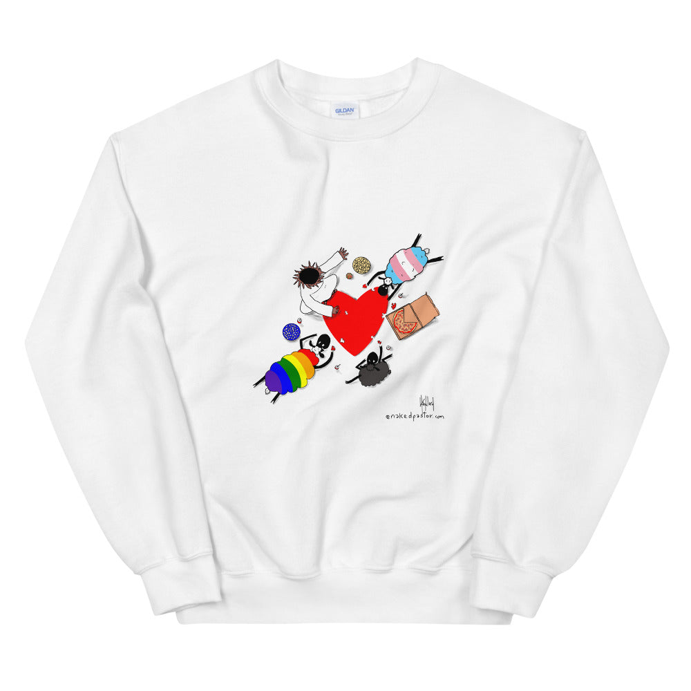 Puzzle of Love Sweatshirt - by nakedpastor