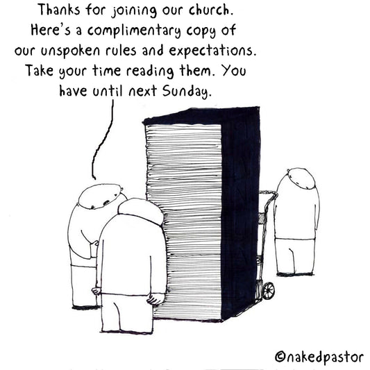 Unspoken Rules Digital Cartoon - by nakedpastor