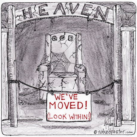 Heaven Moved Digital Cartoon - by nakedpastor