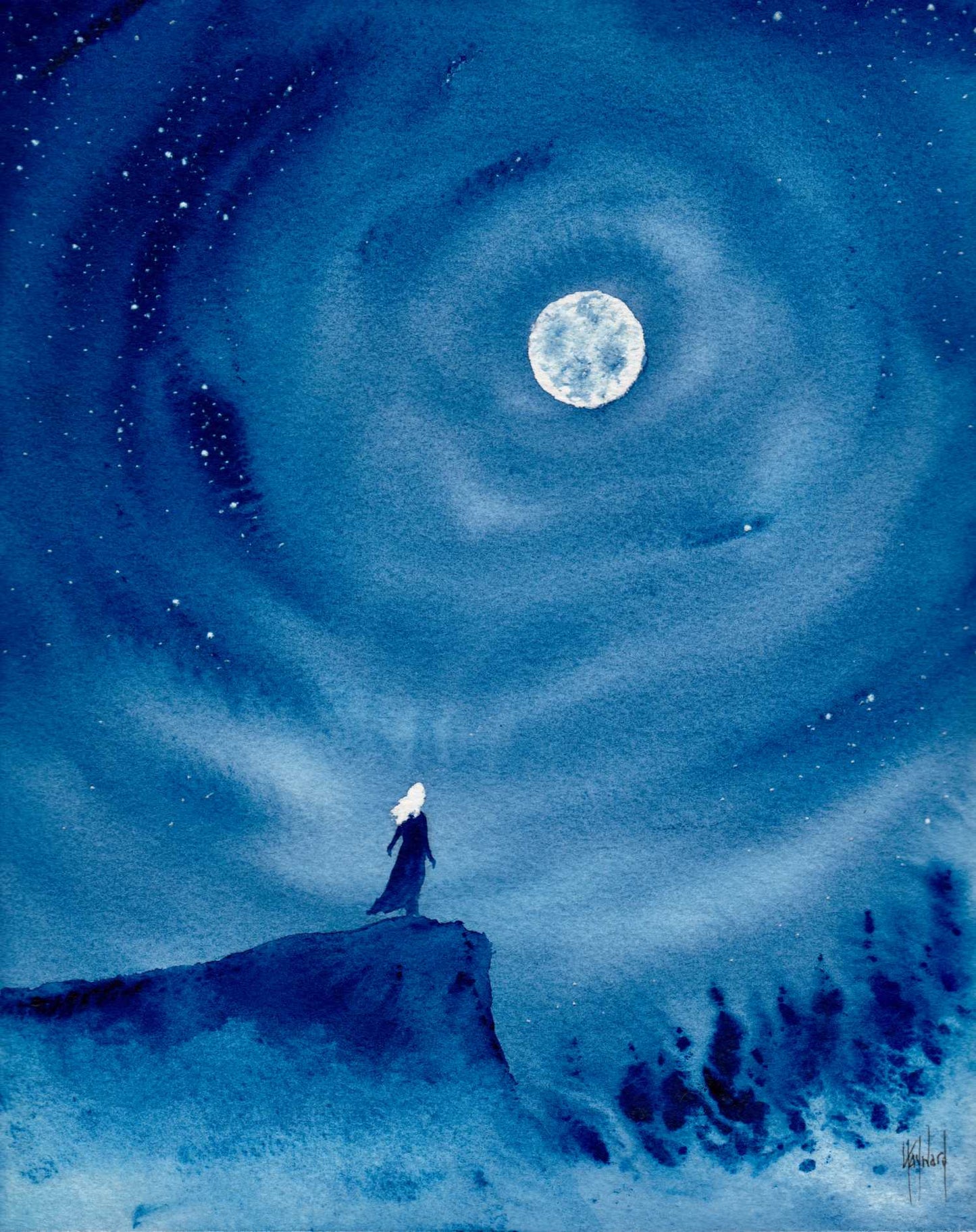 When Will I Tell Them Watercolor Print